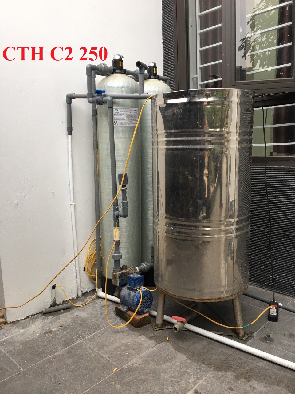 Thiết bị lọc nước giếng khoan gia đình CTH C2 250